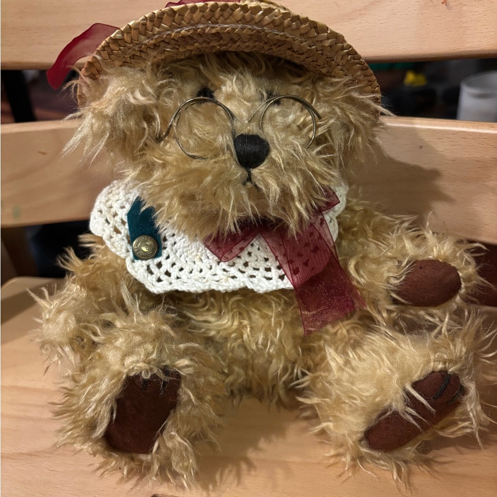 Pickford Bears Ltd “The Bear Joy” Teddy Bear Button Collection Vintage w Glasses